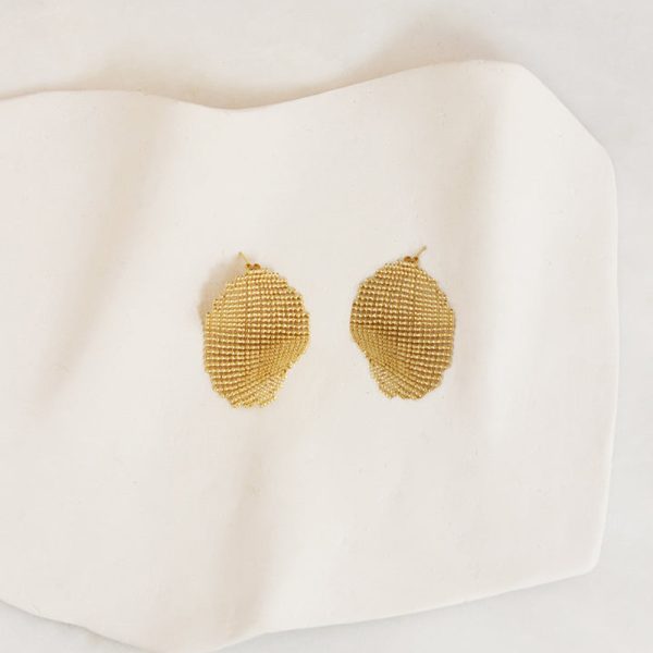 Boucles d'oreilles deia maxi - oorbellen - doré - Afbeelding 4