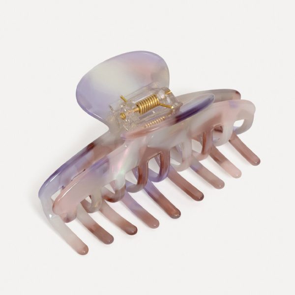 Hair clip round L - haarspeld - purple/pink - Afbeelding 2