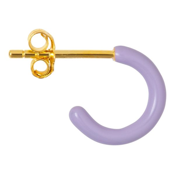 Color hoop – oorbel – purple - Afbeelding 3