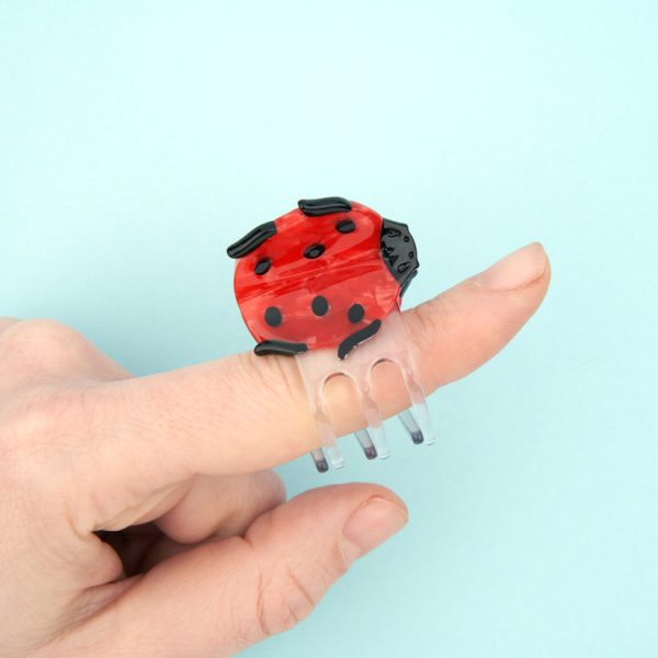 Ladybug - mini haarspeld