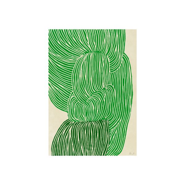 Green ocean 30x40cm - poster - Afbeelding 3