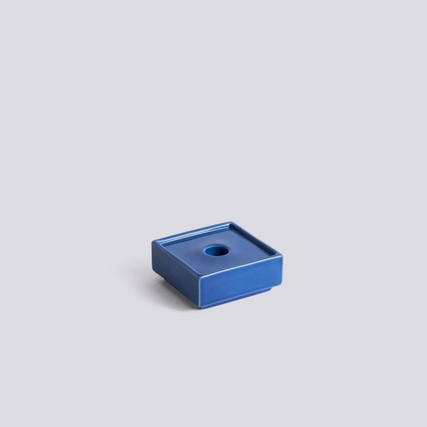 Mattone candlholder small – kandelaar – blue