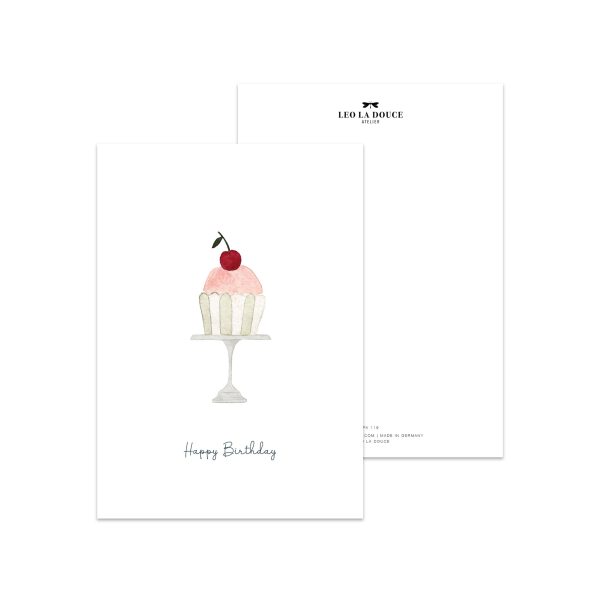 Happy birthday - postkaart