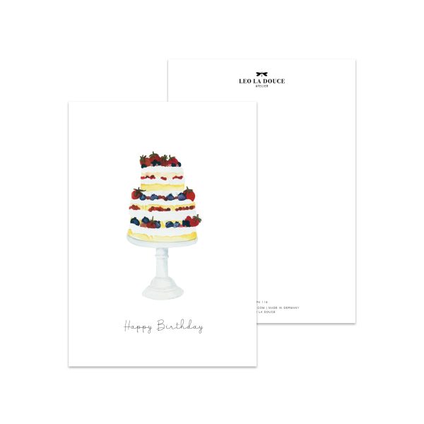 Cake for celebration - postkaart