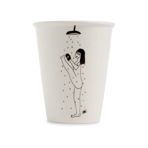 Yoga in the shower - beker