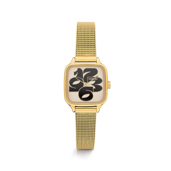 Kate royale cameo - horloge - gold/noir
