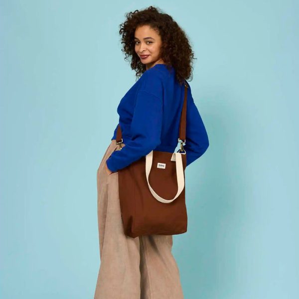 Paul - tote bag - chocolate