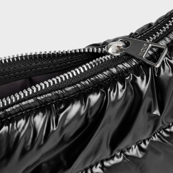 Black glossy crossbody bag - handtas - Afbeelding 6