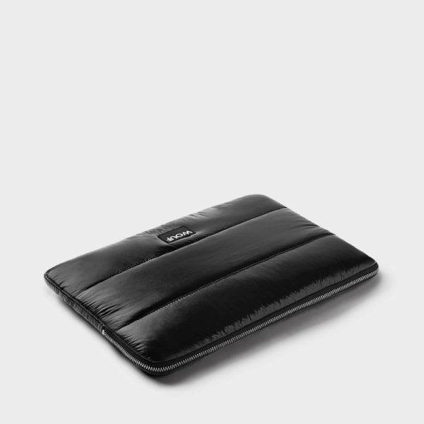 Black glossy laptop sleeve 13" & 14" - laptophoes - Afbeelding 4