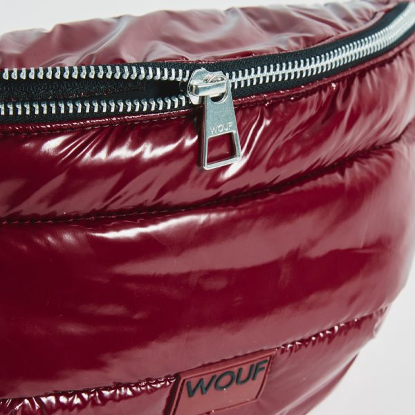 Burgundy glossy waistbag - handtas - Afbeelding 5