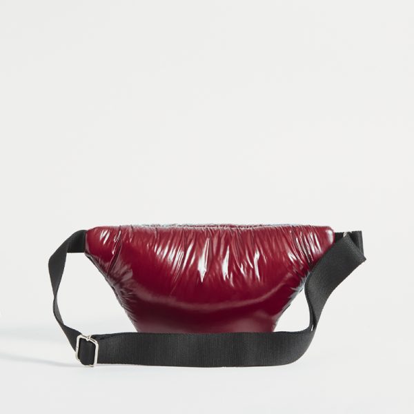Burgundy glossy waistbag - handtas - Afbeelding 6