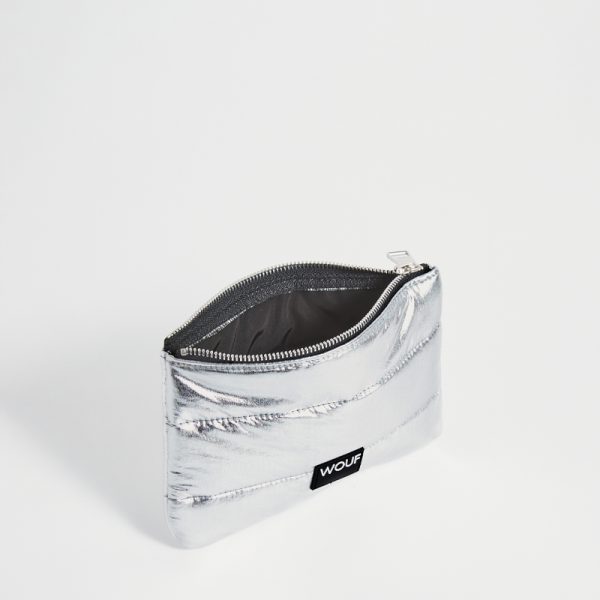 Silver glossy pouch - etui - Afbeelding 3