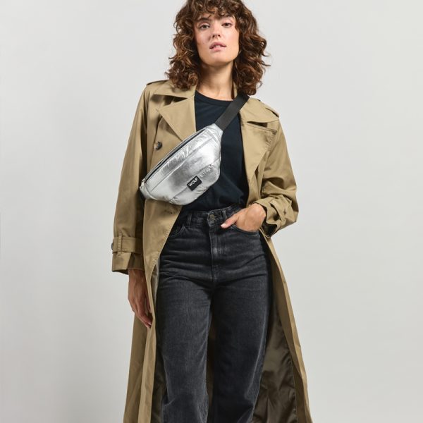 Silver glossy waistbag - handtas - Afbeelding 2