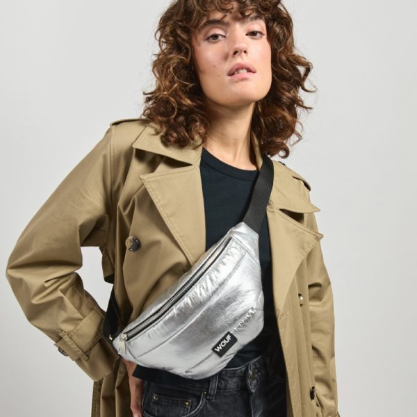 Silver glossy waistbag - handtas - Afbeelding 3
