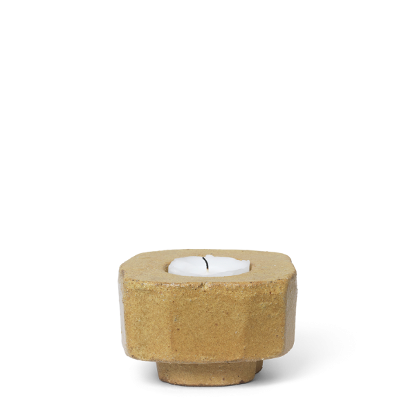 Kurinu candle holder - kandelaar - honey - Afbeelding 3