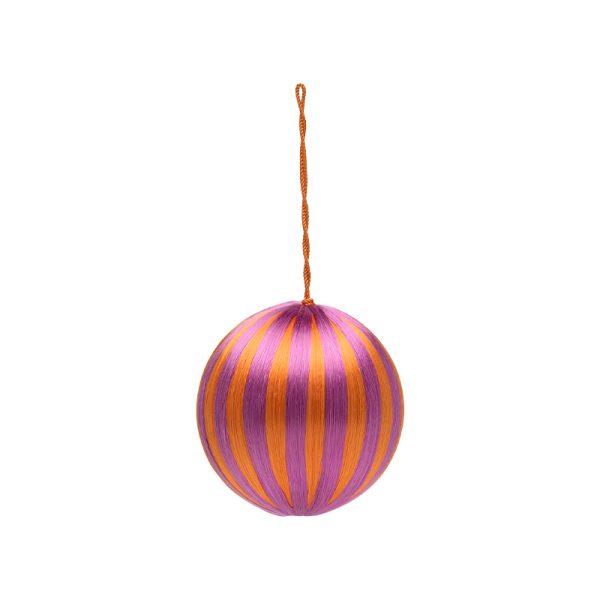 Big corded orchid and orange stripe – ornament