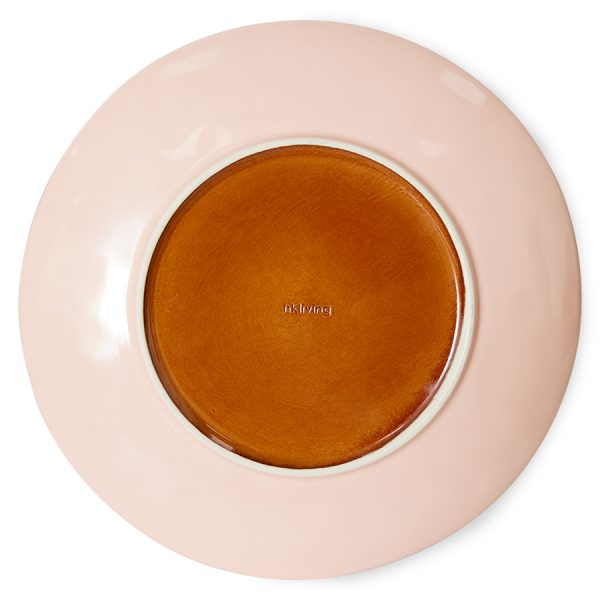 70s ceramics dinner plates - bord - bedrock - Afbeelding 4
