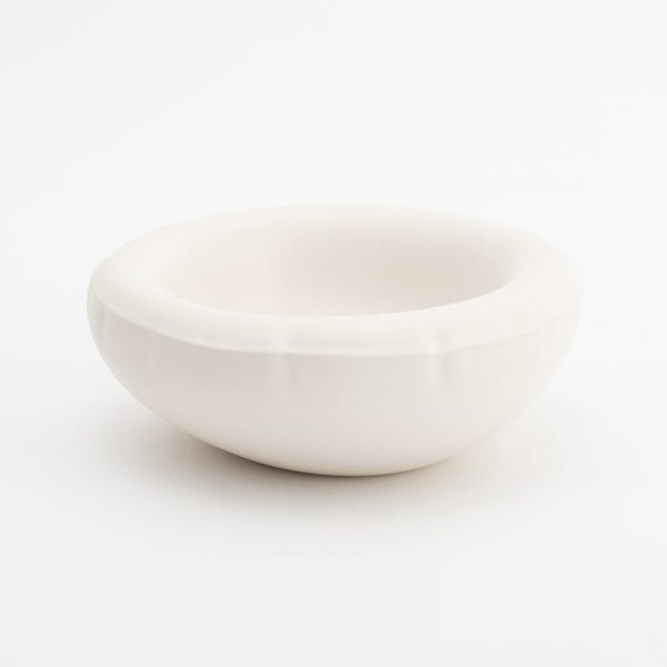 Lisa - kom - bone white matt - Afbeelding 2