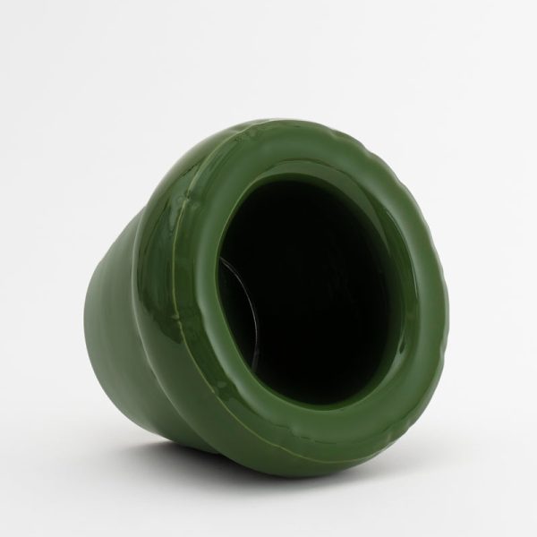 Pierre - bloempot - moss green gloss - Afbeelding 2