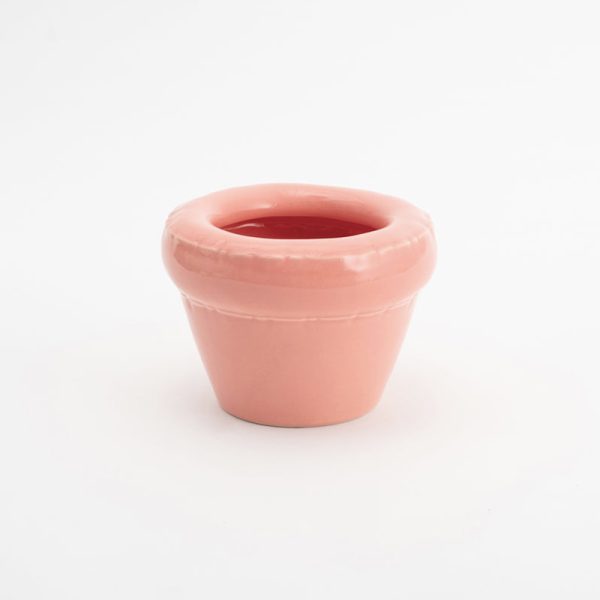 Louis – bloempot – flamingo gloss