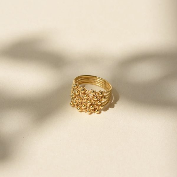 Bague arabesques maxi - ring - doré