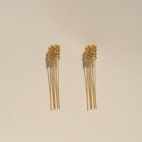 Boucles d'oreilles arabesques - oorbellen - doré - Afbeelding 2