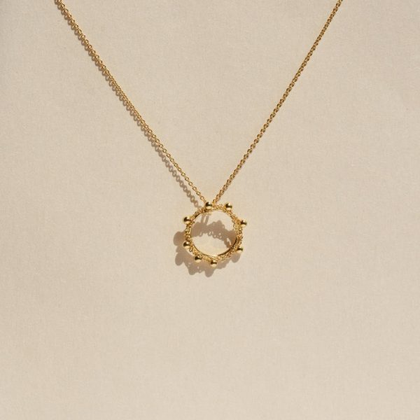 Collier arabesques cercle - ketting - doré - Afbeelding 2