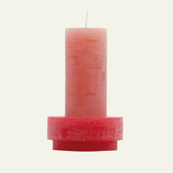 Module 1 & 2 – kaars – pink/red