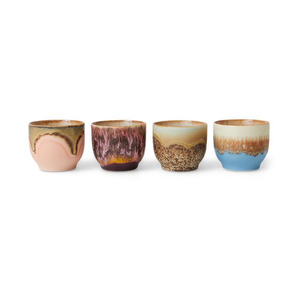 70s Ceramics café cups - beker - lagoon - Afbeelding 2