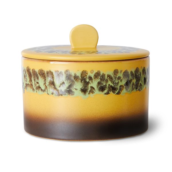 70s Ceramics cookie jar - voorraadpot - kelp - Afbeelding 2