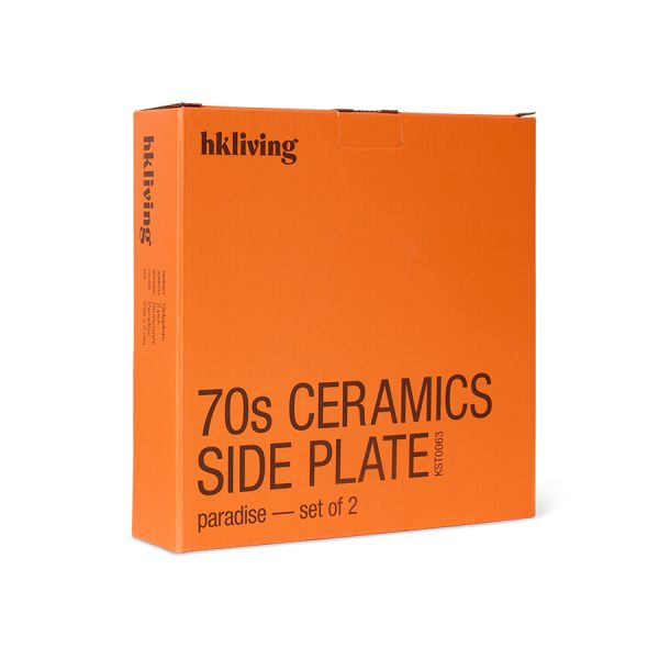 70s ceramics side plates – bord – paradise - Afbeelding 4