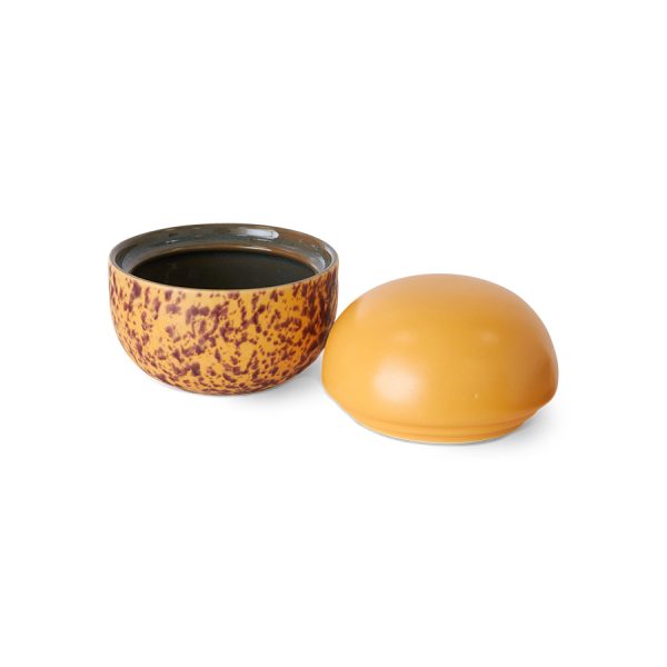 70s Ceramics sugar pot - suikerpot - bay - Afbeelding 2