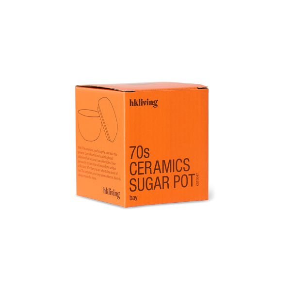 70s Ceramics sugar pot - suikerpot - bay - Afbeelding 3