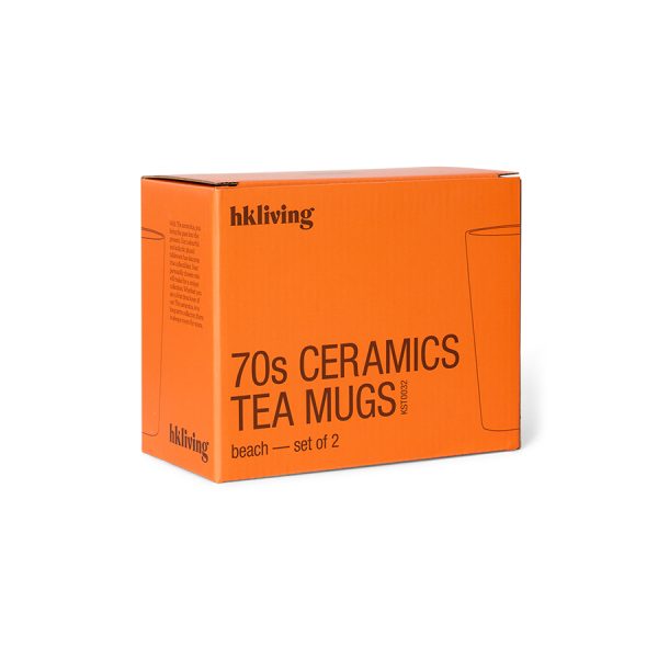 70s Ceramics tea mugs - theebeker - beach - Afbeelding 3