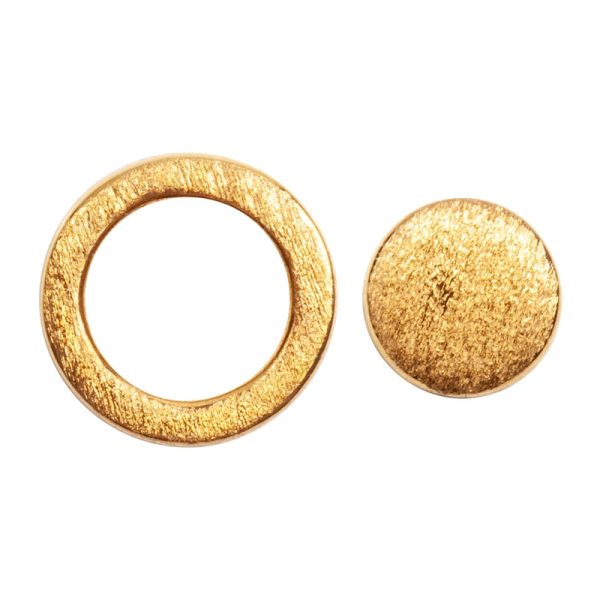 Family round - oorbellen - gold - Afbeelding 4