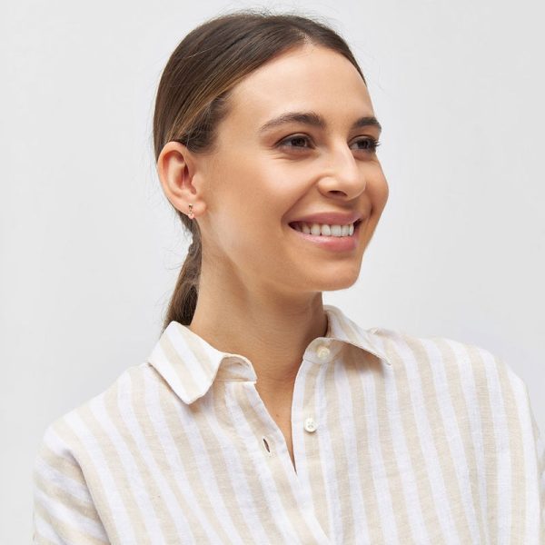 Topping short love u – oorbel – burnt coral - Afbeelding 2