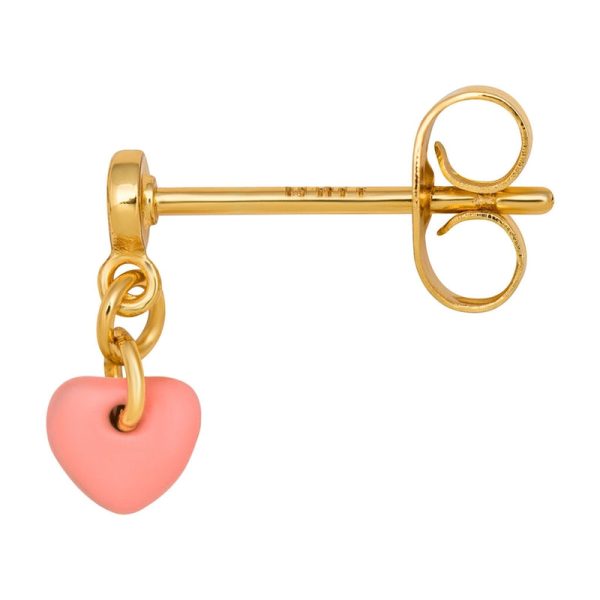 Topping short love u – oorbel – burnt coral - Afbeelding 3
