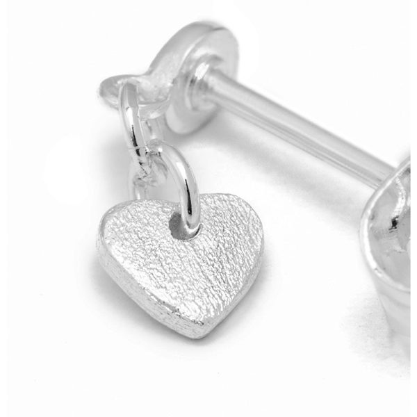 Topping short love u – oorbel – silver - Afbeelding 4