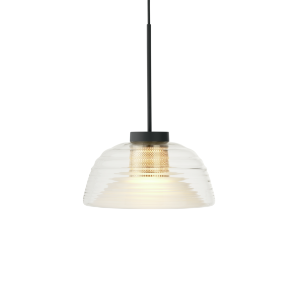 Two-layer pendant lamp - hanglamp - black