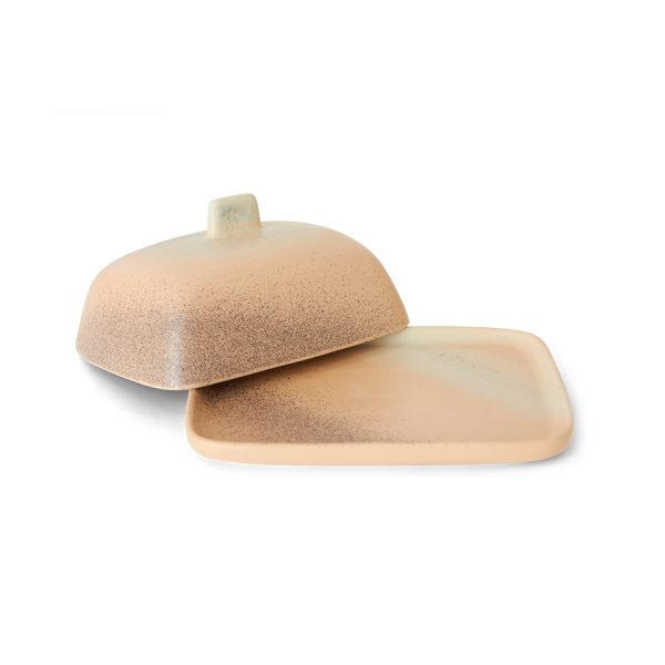 70s ceramics butter dish - botervloot - breeze - Afbeelding 2