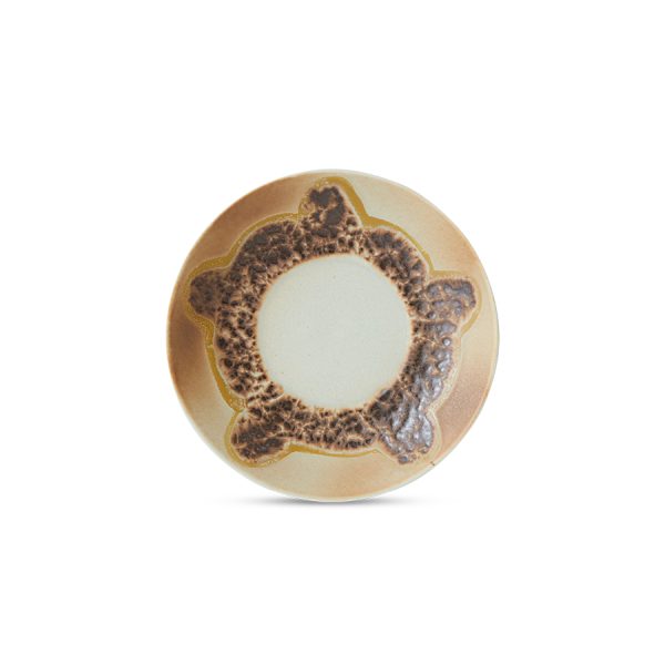 70s ceramics saucer - onderbord - rocky - Afbeelding 2