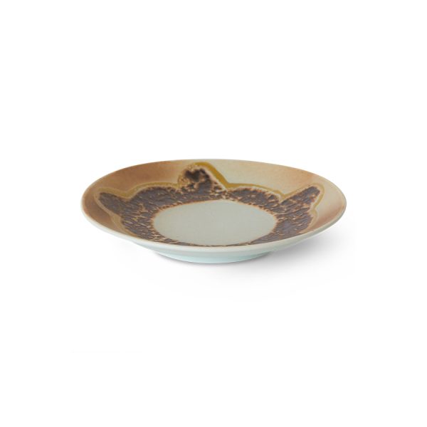 70s ceramics saucer - onderbord - rocky - Afbeelding 3