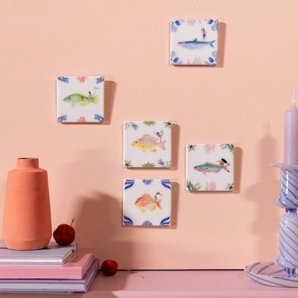 Collecting treasures mini 6x6cm - magneet - Afbeelding 3