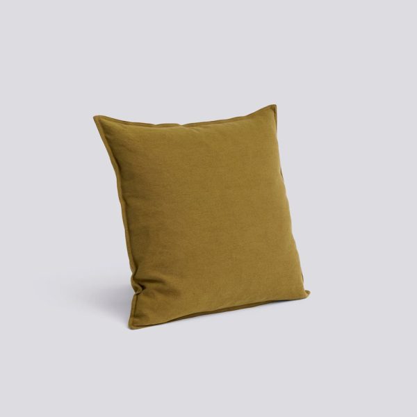 Linen cushion 50x50cm - kussen - olive - Afbeelding 2