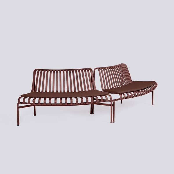 Palissade cushion for park dining bench out/out set of 2 – zitkussen - Afbeelding 2