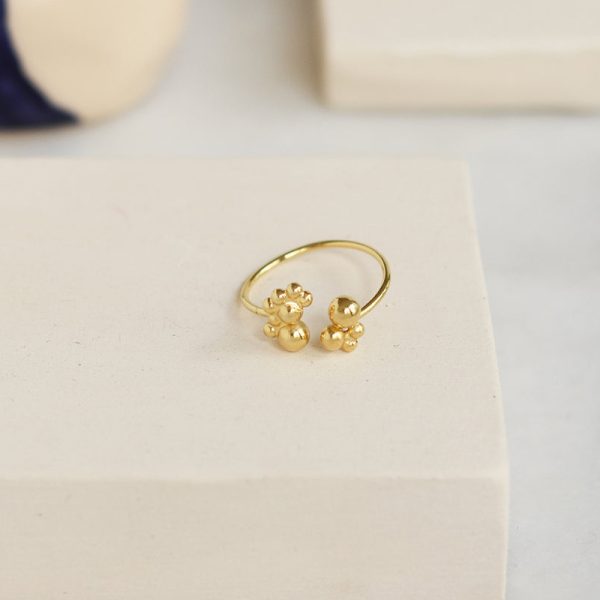 Bague Deia - ring - doré - Afbeelding 2