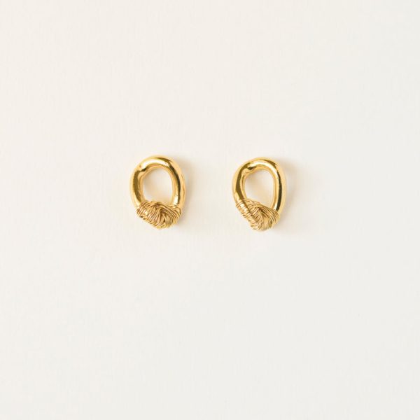 Boucles d'oreilles Hiro rondes - oorbellen - doré - Afbeelding 2