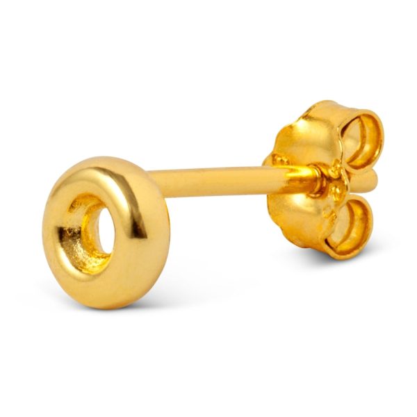Donut - oorbel - gold - Afbeelding 2