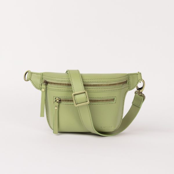 Beck's bumbag - handtas - tea green classic leather - Afbeelding 2