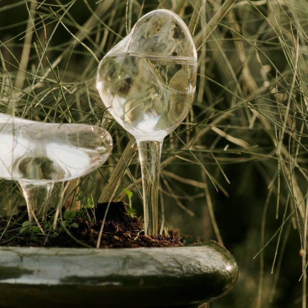 Mercury water globes set of 2 - clear